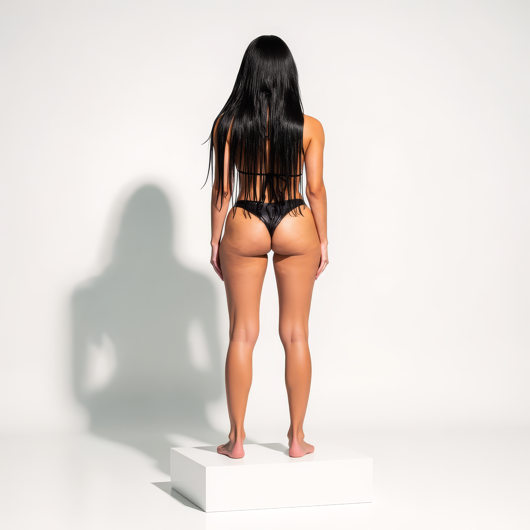 Black Bikini Bottom High Cut – RIO2A18